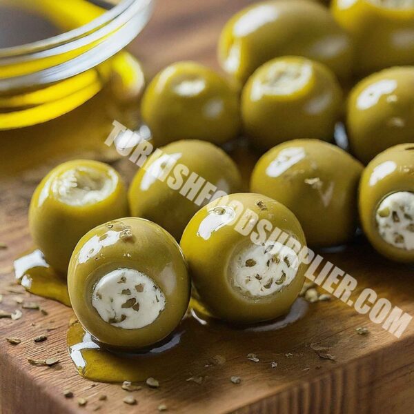 Feta-Cheese Stuffed Green Olives - Image 5