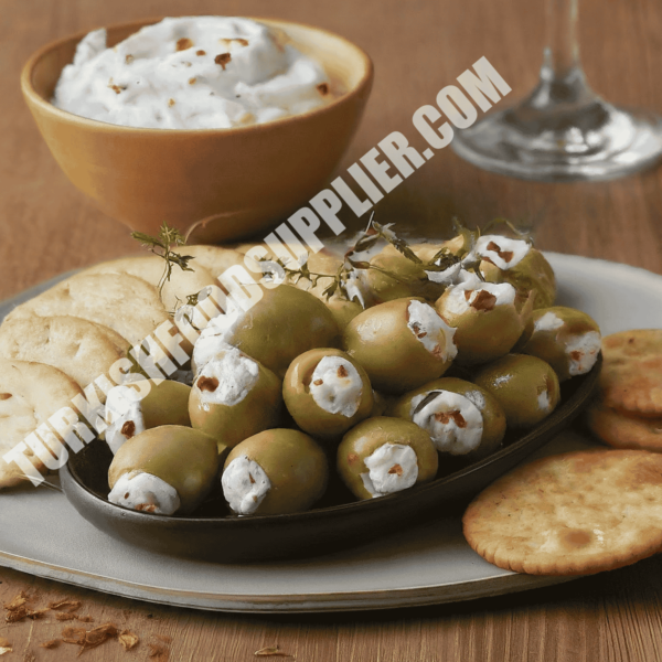 Labne Stuffed Green Olives - Image 4