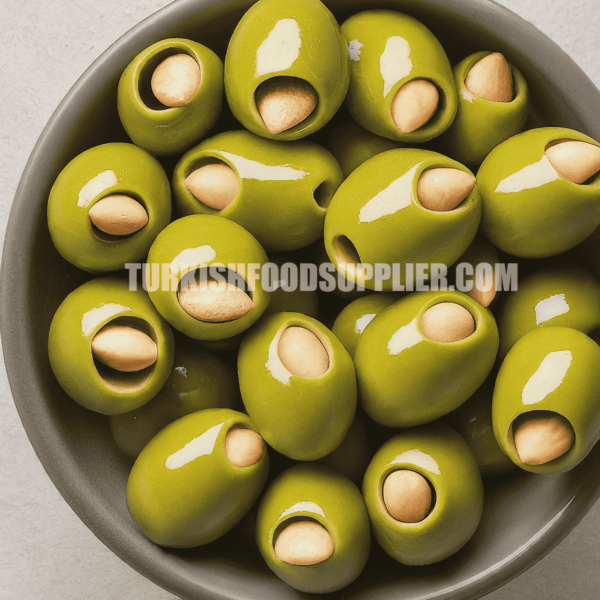 Almond Stuffed Green Olives - Image 2