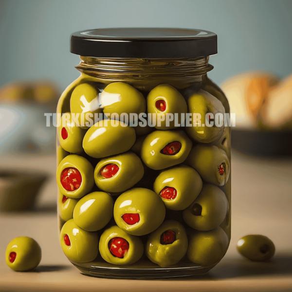 Red Chili Stuffed Green Olives - Image 4