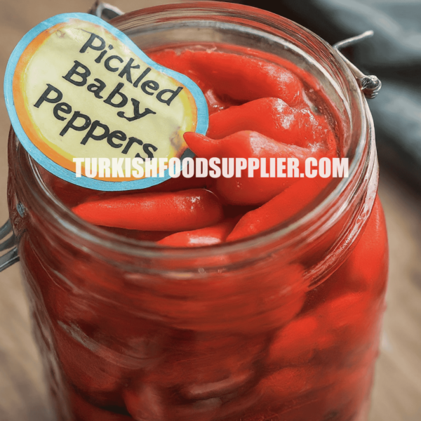 Pickled Sweet Yellow & Red Baby Peppers - Image 2