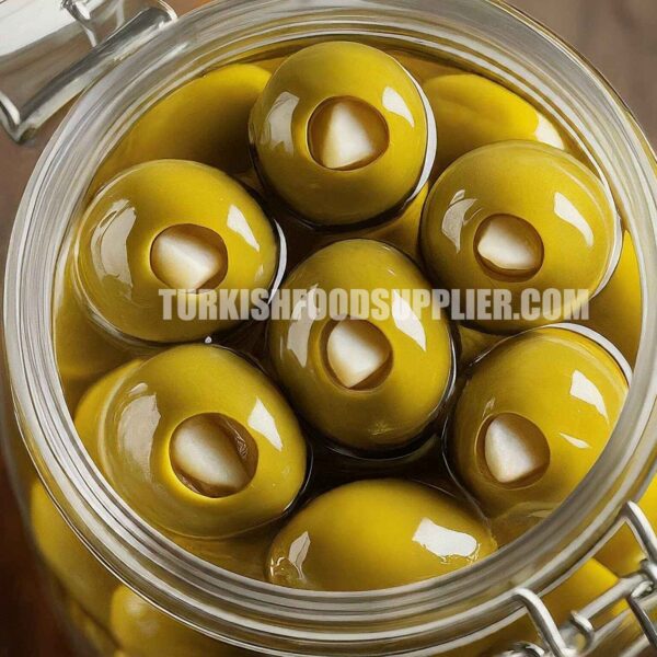 Garlic Stuffed Green Olives - Image 4